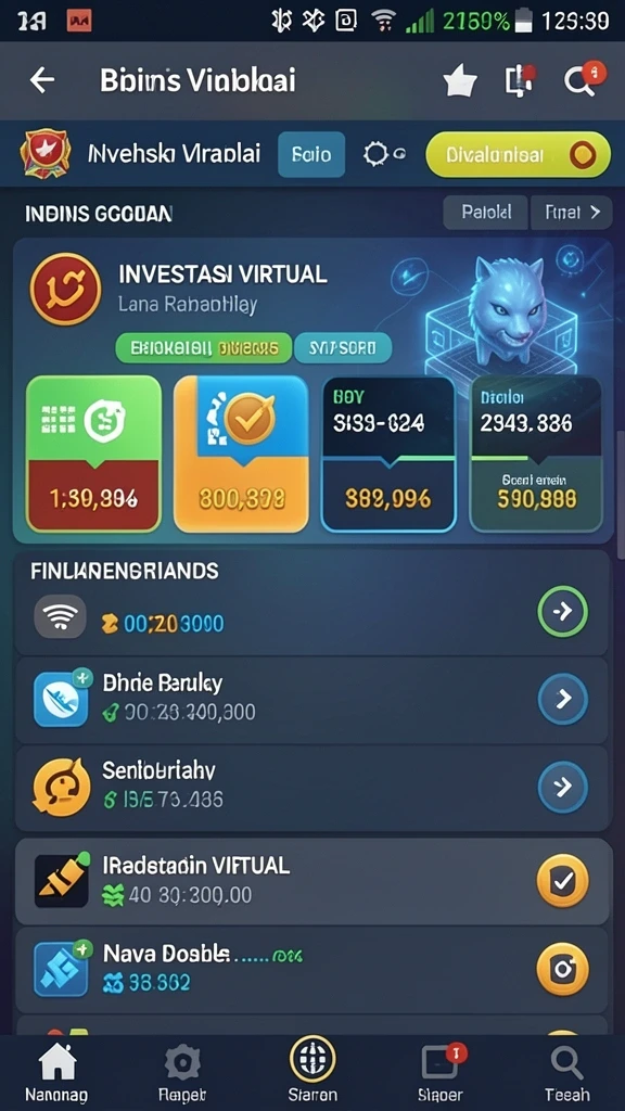 Screenshot menunjukkan aksi seru saat pertandingan berlangsung.