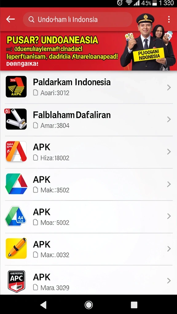 Tampilan antarmuka yang menarik dan mudah digunakan.
