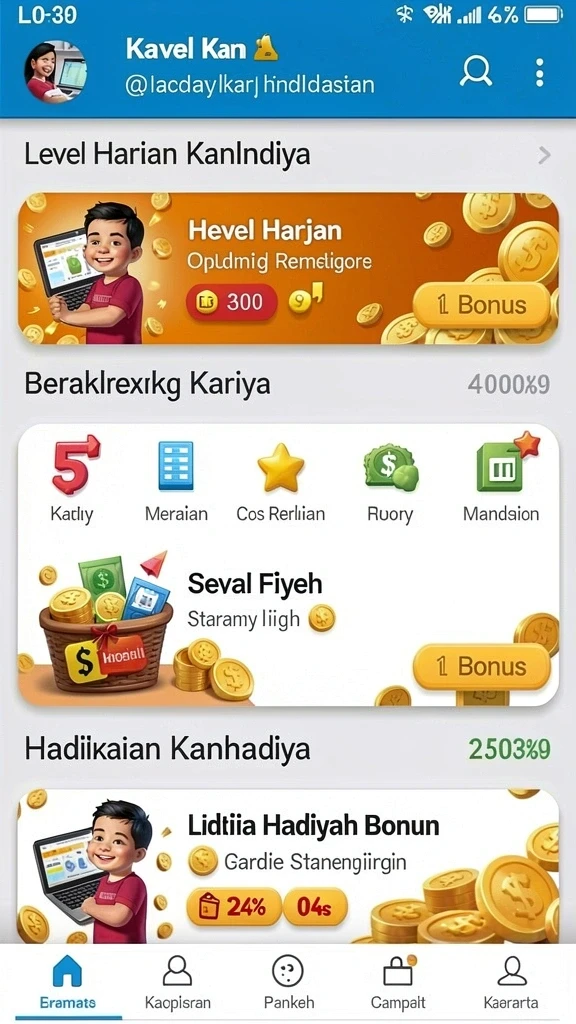 Tangkapan layar menunjukkan tampilan utama game 99RP.