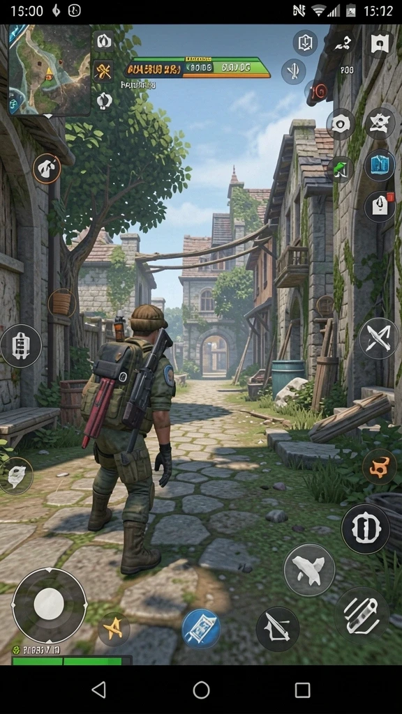 Tampilan grafik permainan slot yang menarik.