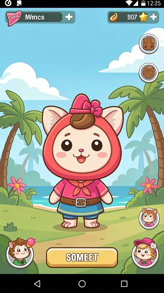 Ilustrasi karakter baru di dalam game BOS5000.