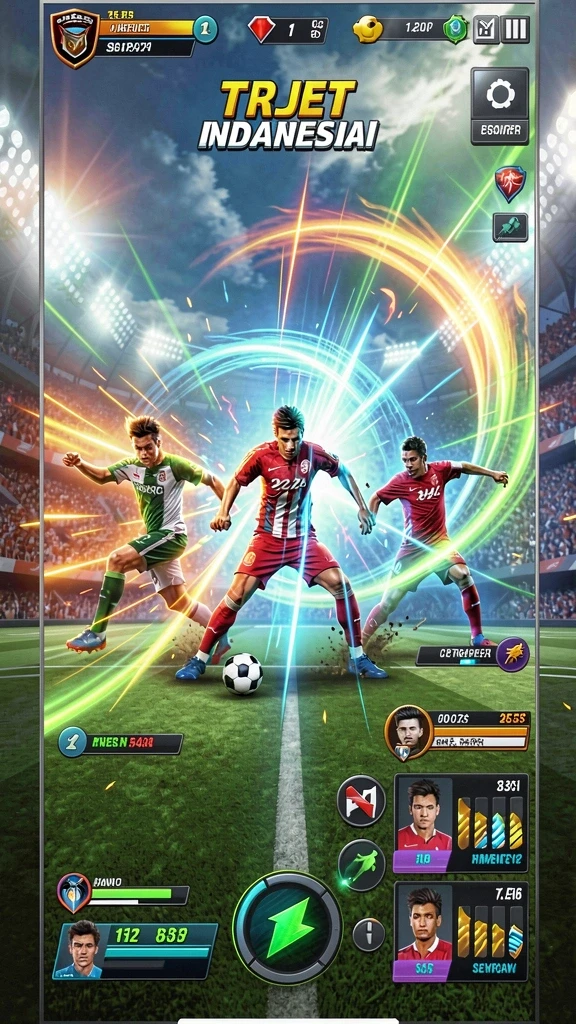 Fitur turnamen online yang kompetitif dan menegangkan.