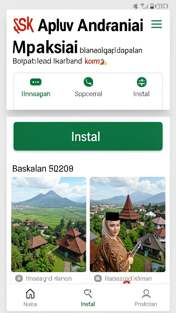 Menu permainan dengan berbagai pilihan jenis togel.