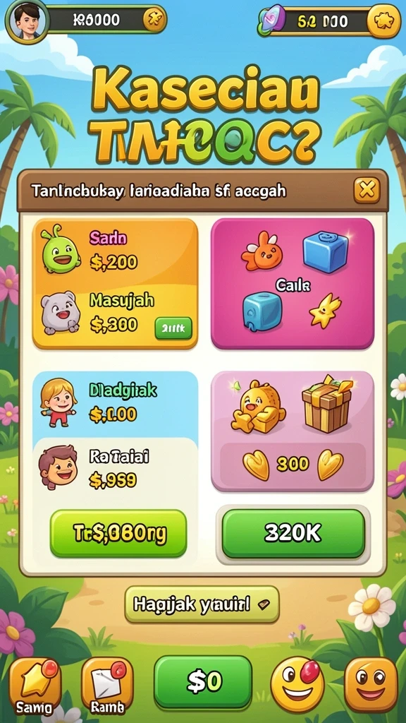 Beragam opsi permainan yang menarik.