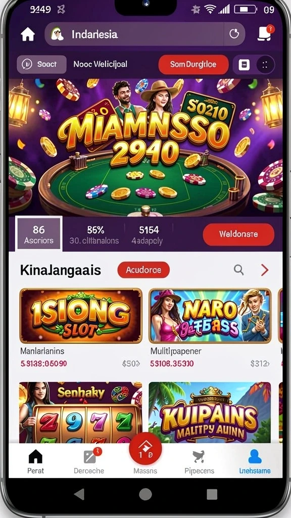 Screenshot tampilan awal game IDNGARUDA.