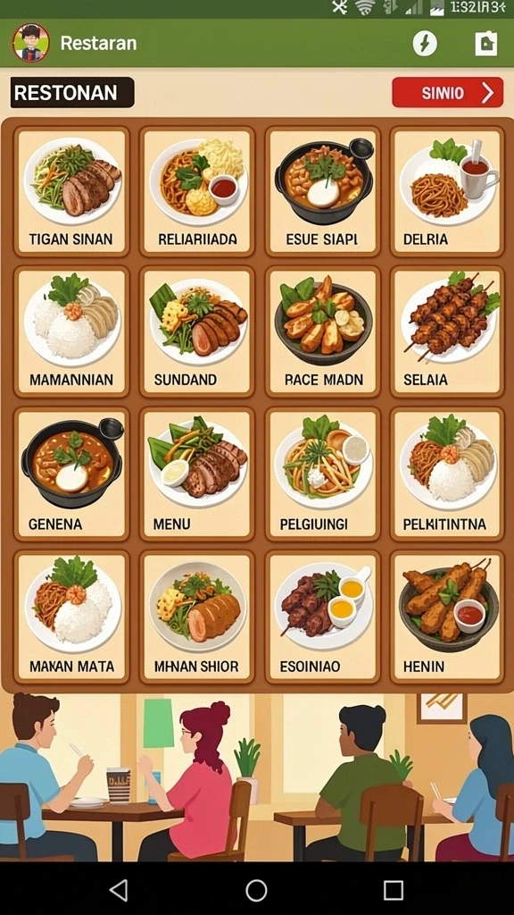 Screenshot karakter baru dalam game IDNGARUDA.