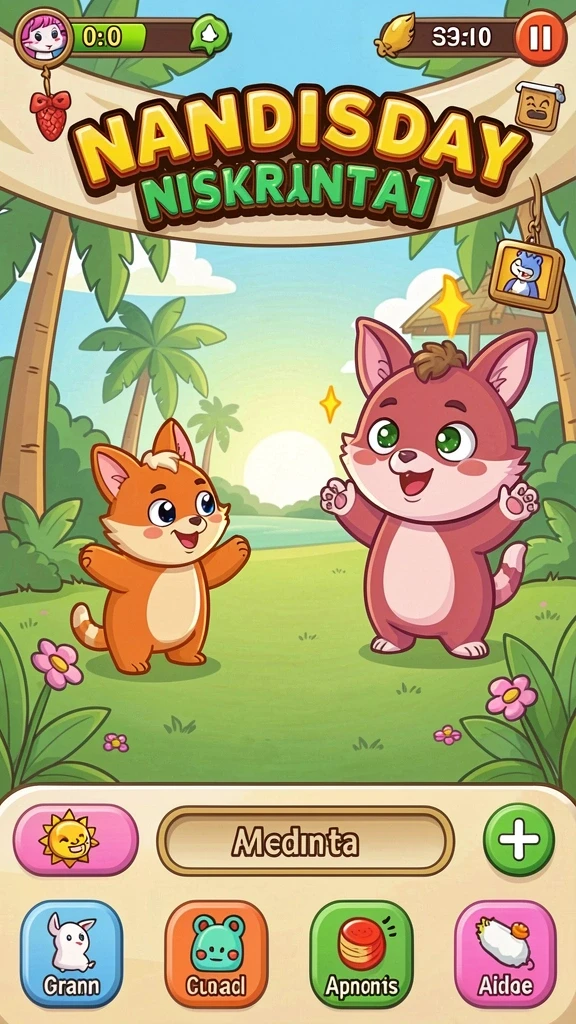 Fitur multiplayer yang memungkinkan bermain dengan teman.