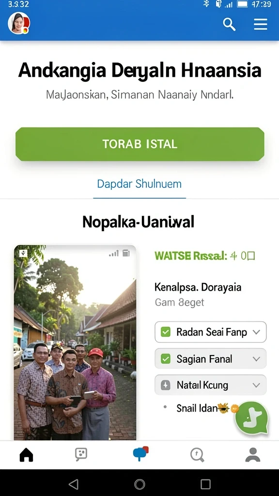Tampilan awal LUCKYMINO yang menarik dan user-friendly.