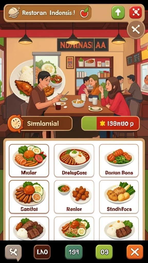Tampilan antarmuka yang ramah pengguna.