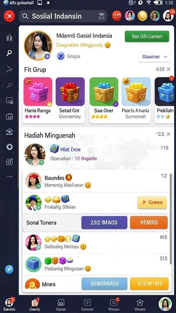 Banyak pilihan permainan menarik yang tersedia.