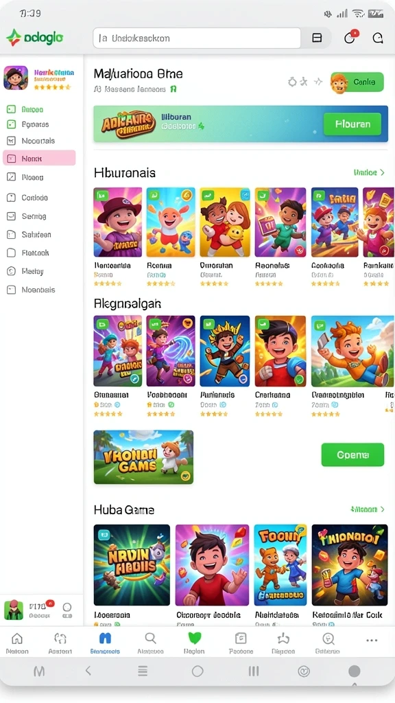 Berbagai pilihan permainan judi yang menarik.