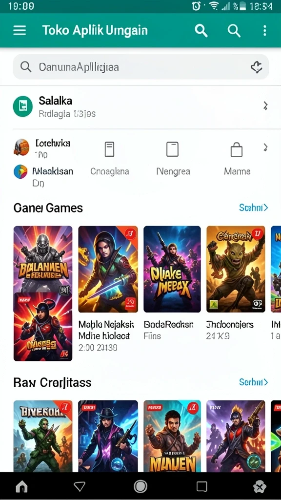 Ilustrasi level yang menantang dan seru.