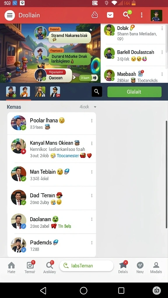 Mode multiplayer yang seru untuk bermain bersama teman.