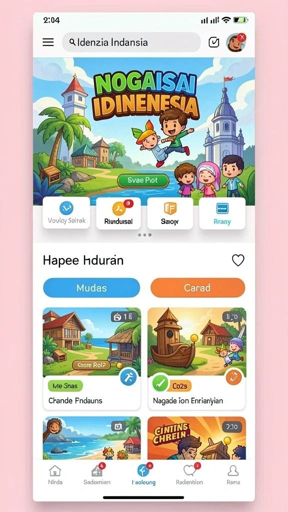 Tampilan antarmuka yang menarik dan mudah dinavigasi.