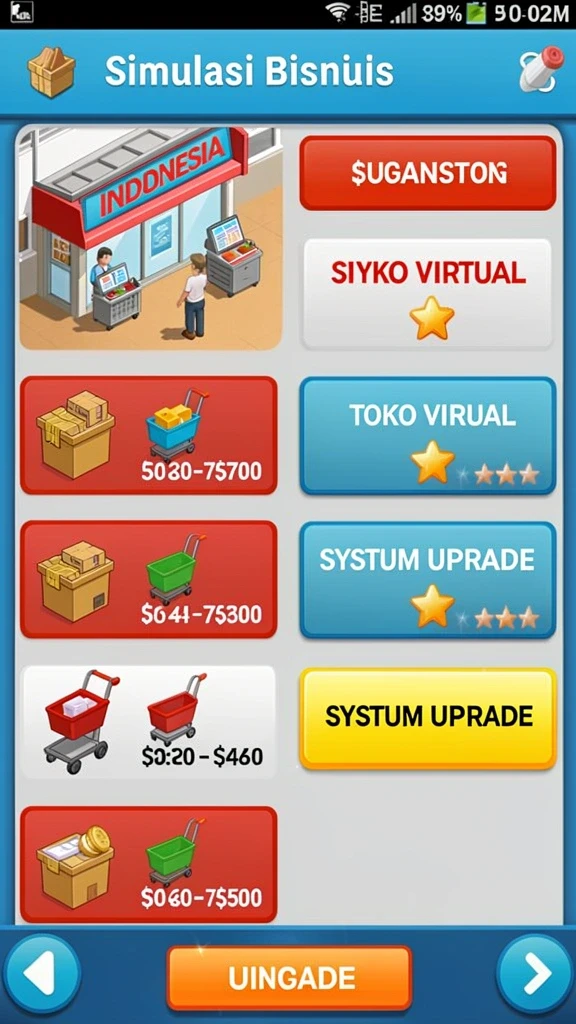 Pemain sedang berkompetisi dalam mode multiplayer.