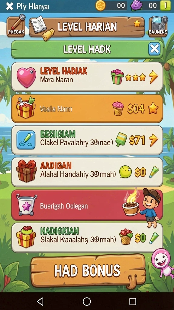 Pengalaman bermain yang mendebarkan dengan grafis yang indah.