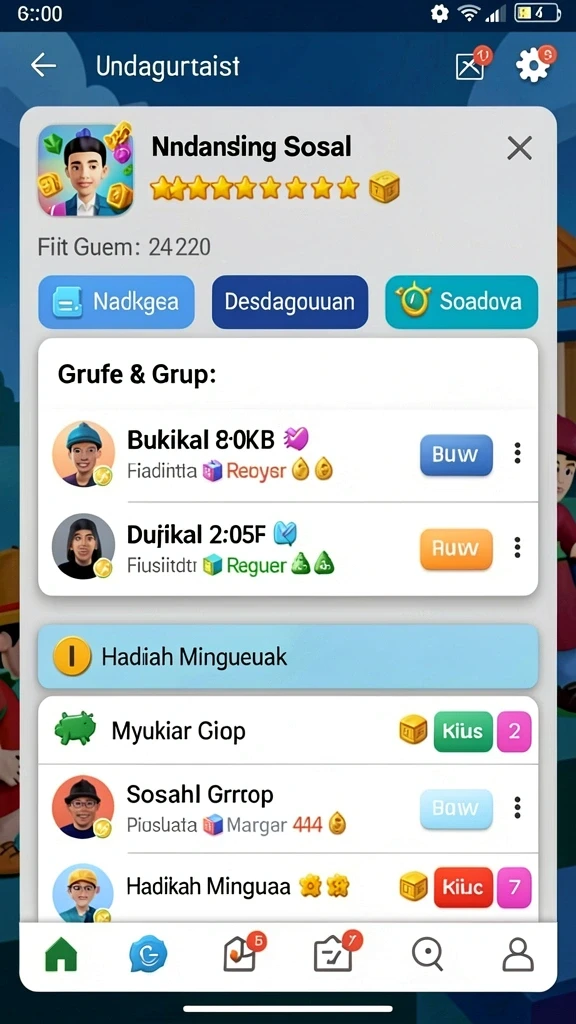 Fitur multiplayer yang seru untuk dimainkan bersama teman.