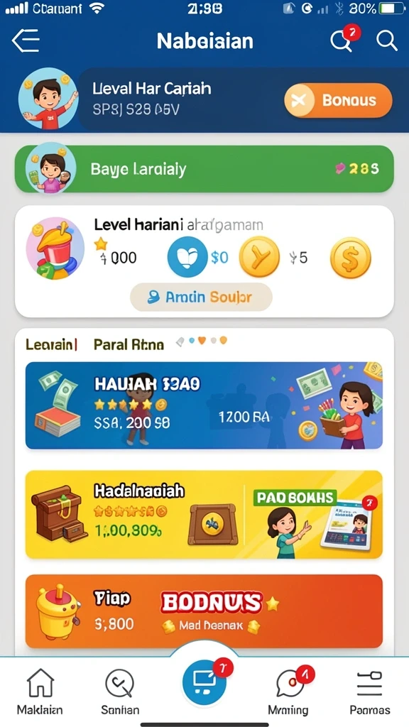 Tampilan grafis yang memikat dan penuh warna.