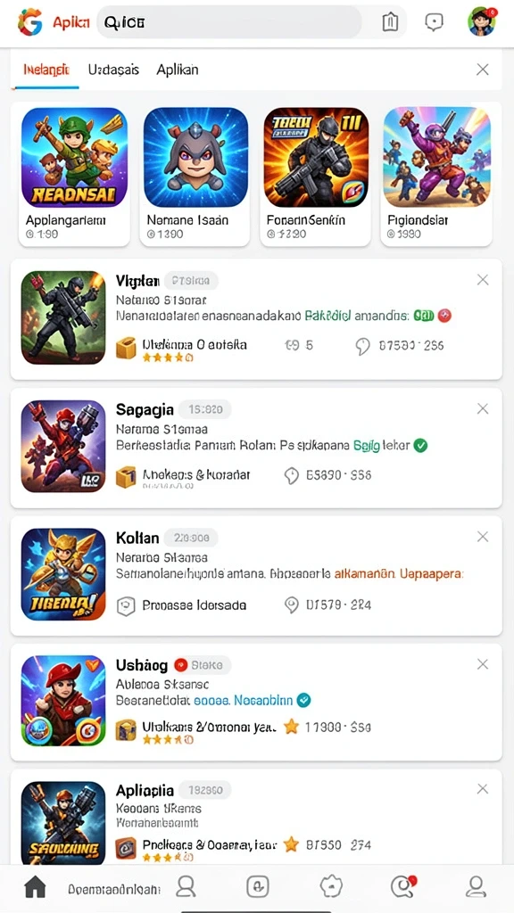 Level yang menantang dengan misi seru untuk diselesaikan.