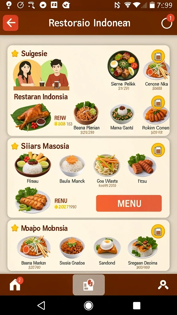 Tampilan utama ZORO77 dengan menu navigasi yang intuitif.